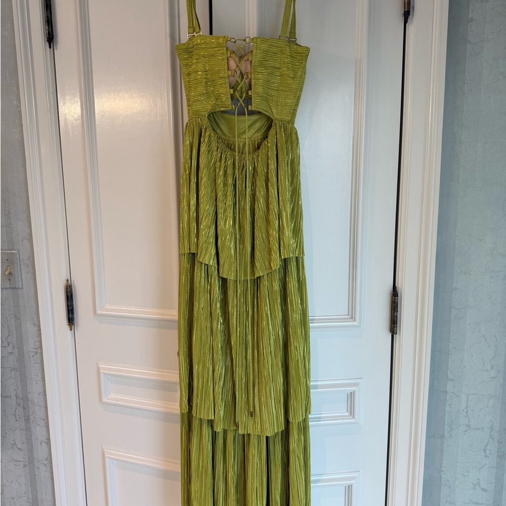 Sabina Musayev Strapless Lime Dress - Picture 4 of 5